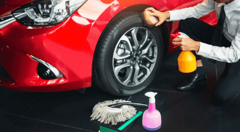 Tyre Rim Cleaning